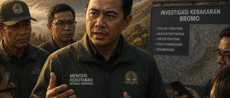 Menhut Serahkan Penyelidikan Kebakaran Bromo kepada Aparat - OkeWarta.com